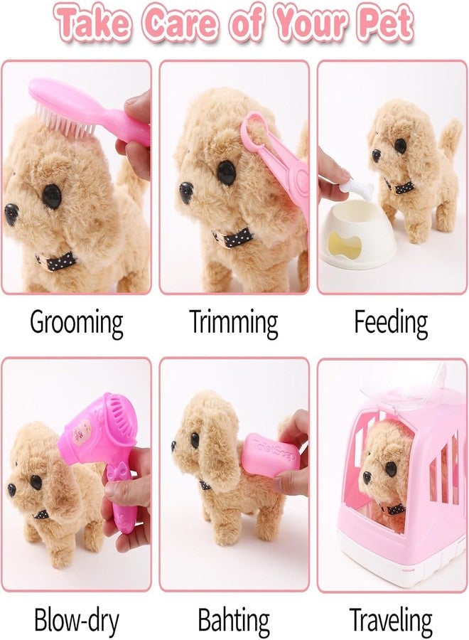 ZAKOFOL Hopping Walking Dog Toy with Sounds, Walking Dog Wiggling Tails, Twitching Mouth and Nose, Educational Interactive Cute Dog Toy for Baby Kids - Image 4